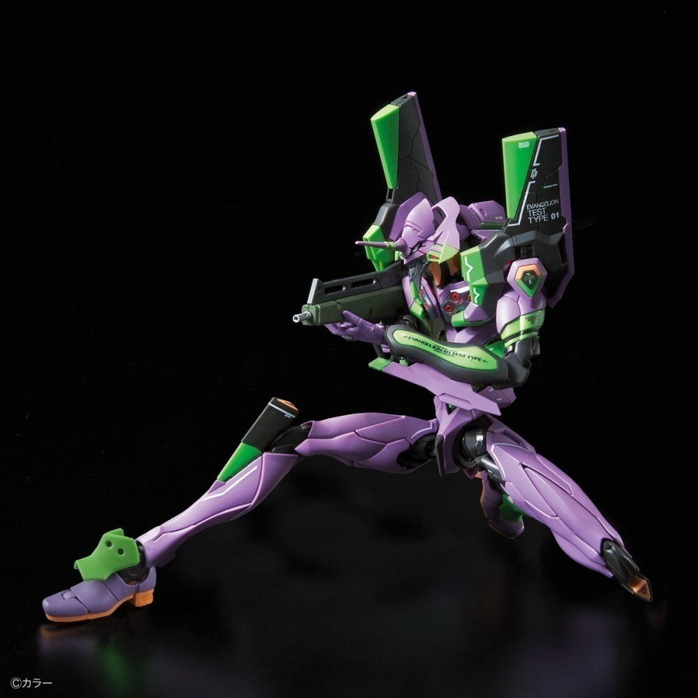 萬代 新世紀福音戰士 RG 初號機 1號機 一號機 EVA-01 EVA DX 輸送台 整備架 泛用人型決戰兵器-細節圖8