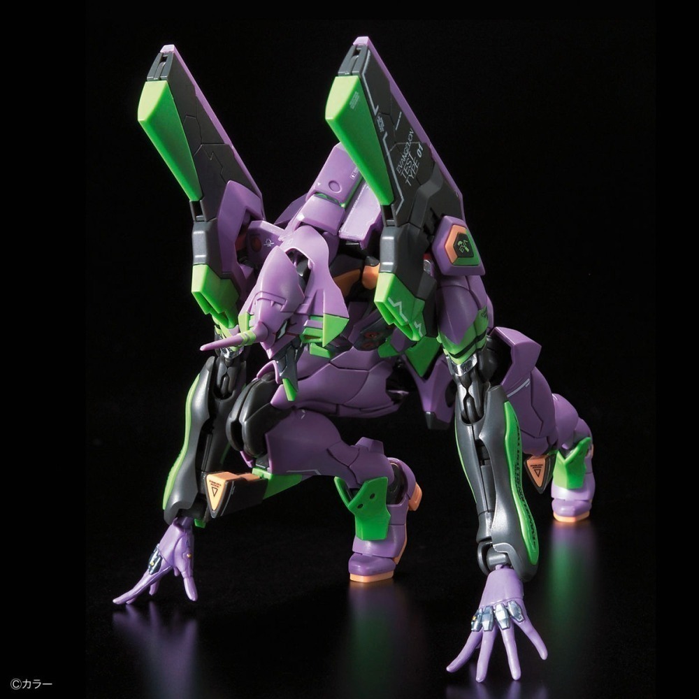 萬代 新世紀福音戰士 RG 初號機 1號機 一號機 EVA-01 EVA DX 輸送台 整備架 泛用人型決戰兵器-細節圖10