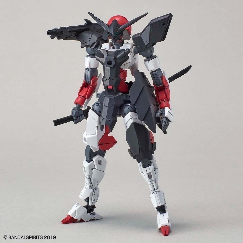 套組合售 萬代 30MM 1/144 EXM-A9s 司比納帝歐 戰國規格 戰國裝甲套組 武士裙甲 蛇腹管 龍頭-細節圖10
