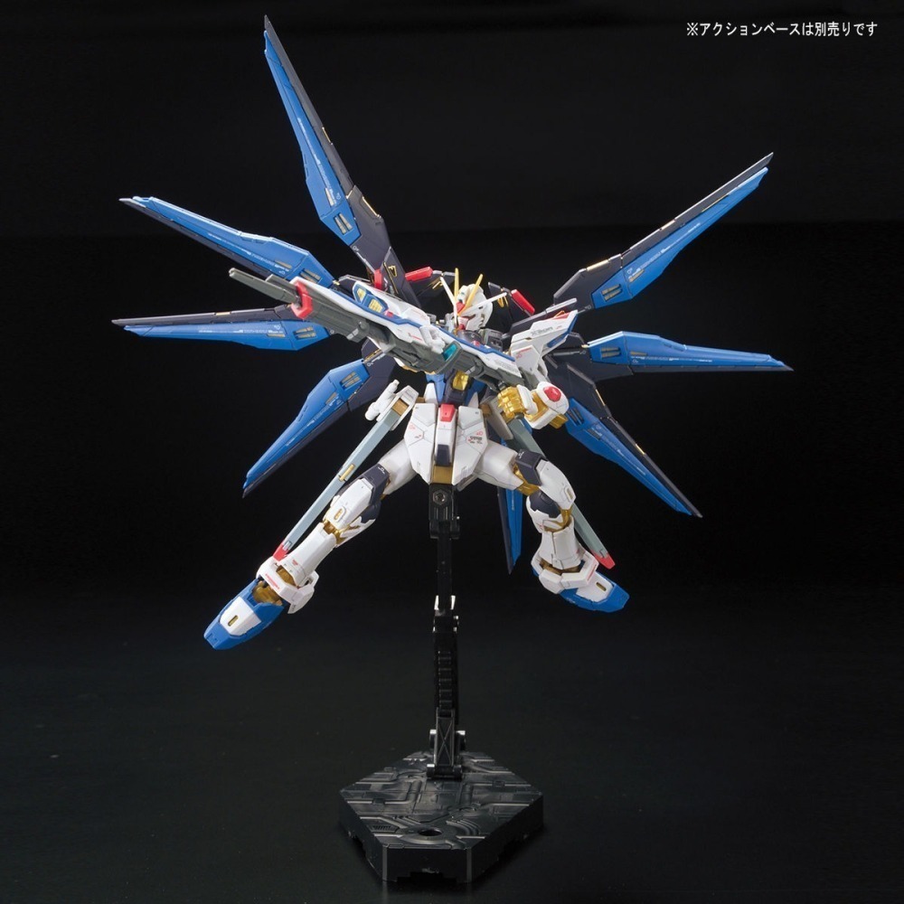 萬代 鋼彈SEED RG 1/144 攻擊自由 攻擊自由鋼彈 龍騎兵 煌大和 Strike Freedom-細節圖6