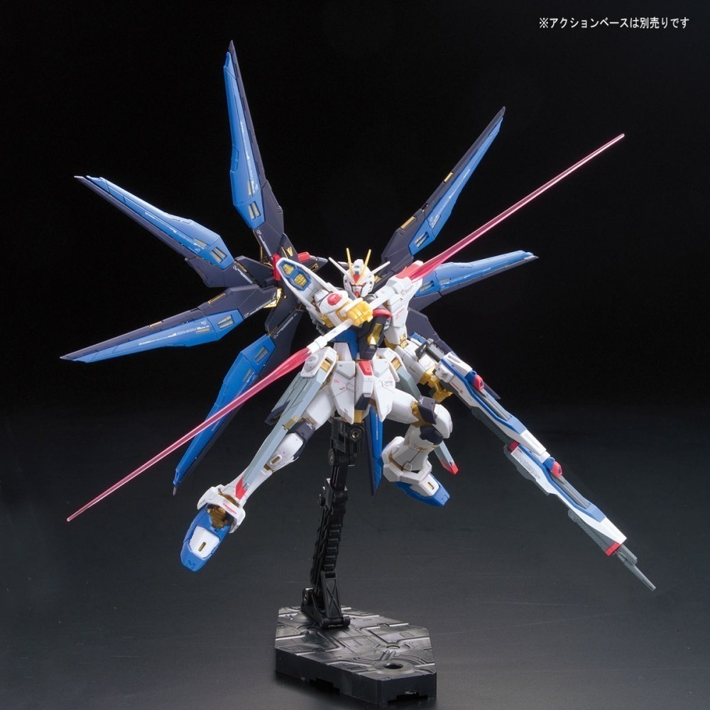 萬代 鋼彈SEED RG 1/144 攻擊自由 攻擊自由鋼彈 龍騎兵 煌大和 Strike Freedom-細節圖8