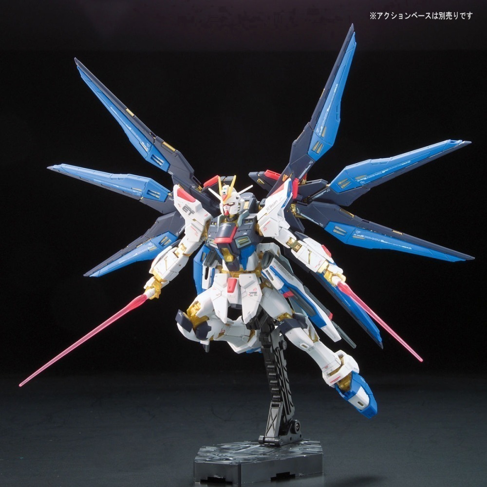 萬代 鋼彈SEED RG 1/144 攻擊自由 攻擊自由鋼彈 龍騎兵 煌大和 Strike Freedom-細節圖9