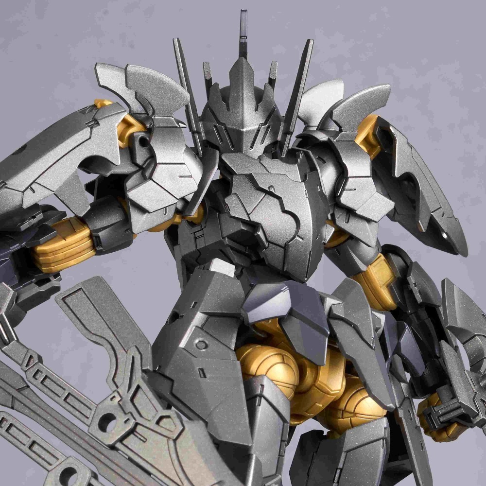 PB限定 萬代 30MM 1/144 EXM-A9bk 司比納帝歐 黑騎士規格 破壞巨劍 審判之盾-細節圖6