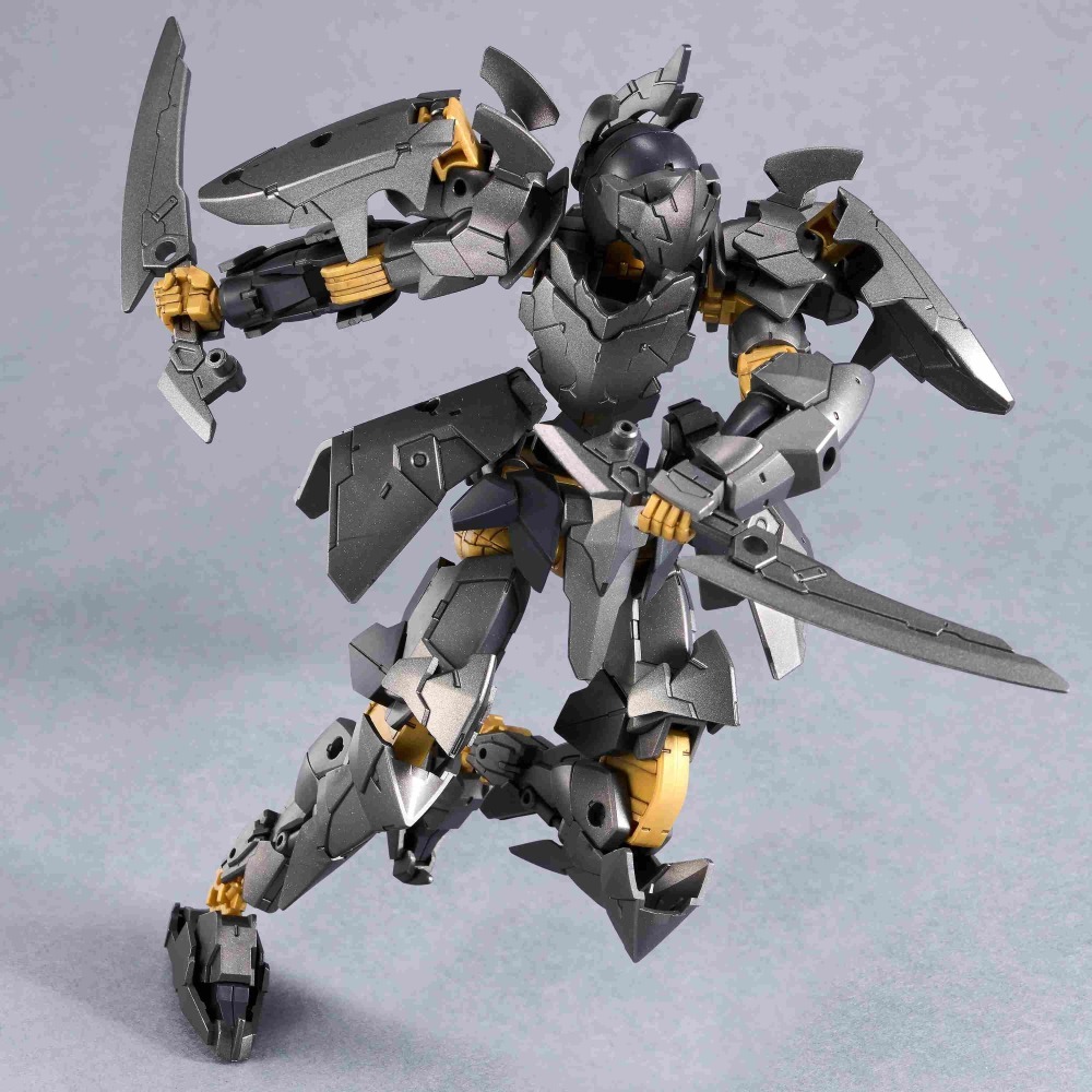 PB限定 萬代 30MM 1/144 EXM-A9bk 司比納帝歐 黑騎士規格 破壞巨劍 審判之盾-細節圖7