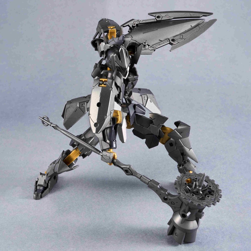 PB限定 萬代 30MM 1/144 EXM-A9bk 司比納帝歐 黑騎士規格 破壞巨劍 審判之盾-細節圖8