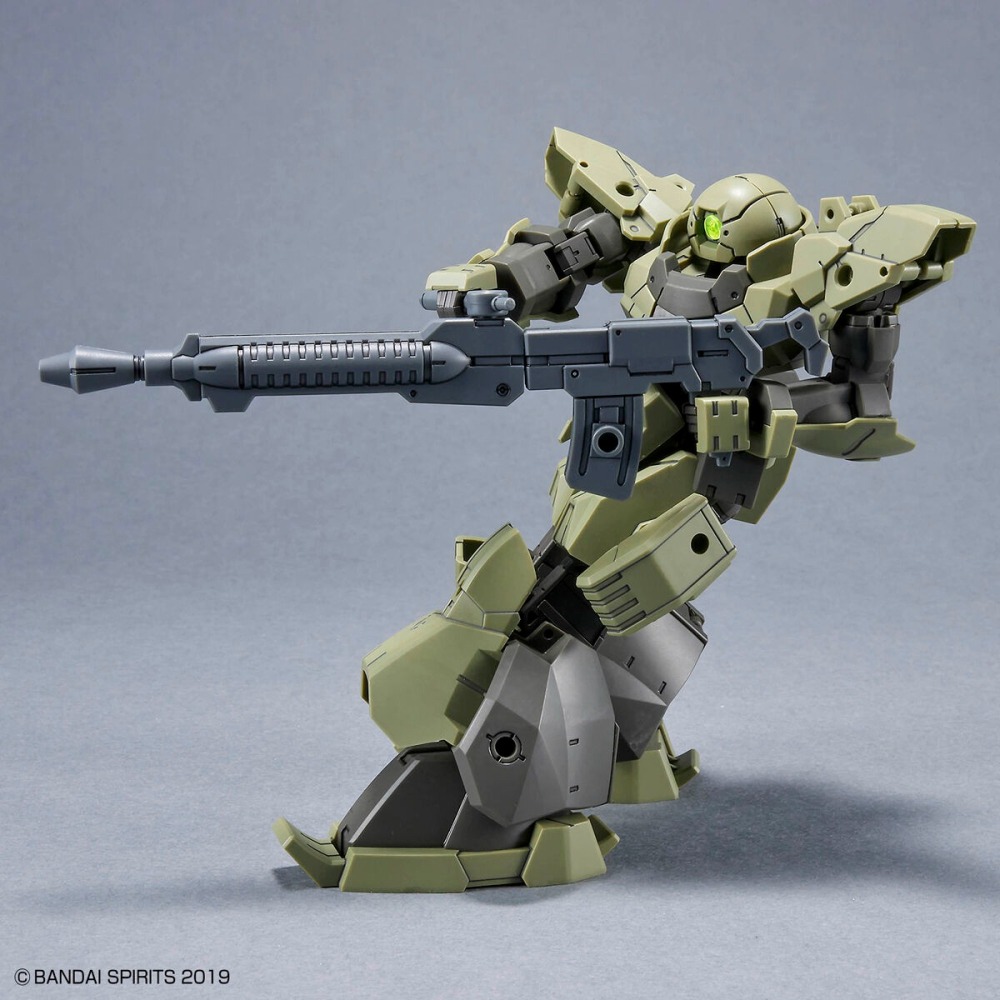 萬代 30MM 1/144 04 bEXM-28 萊貝爾諾瓦 綠色 重量級量產機 大型步槍 拜倫軍-細節圖6
