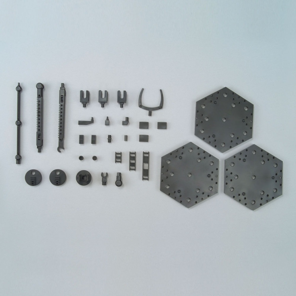 萬代 鋼彈模型 MG RG HG 1/100 1/144 ACTION BASE 4 黑 通用支架 腳架-細節圖3