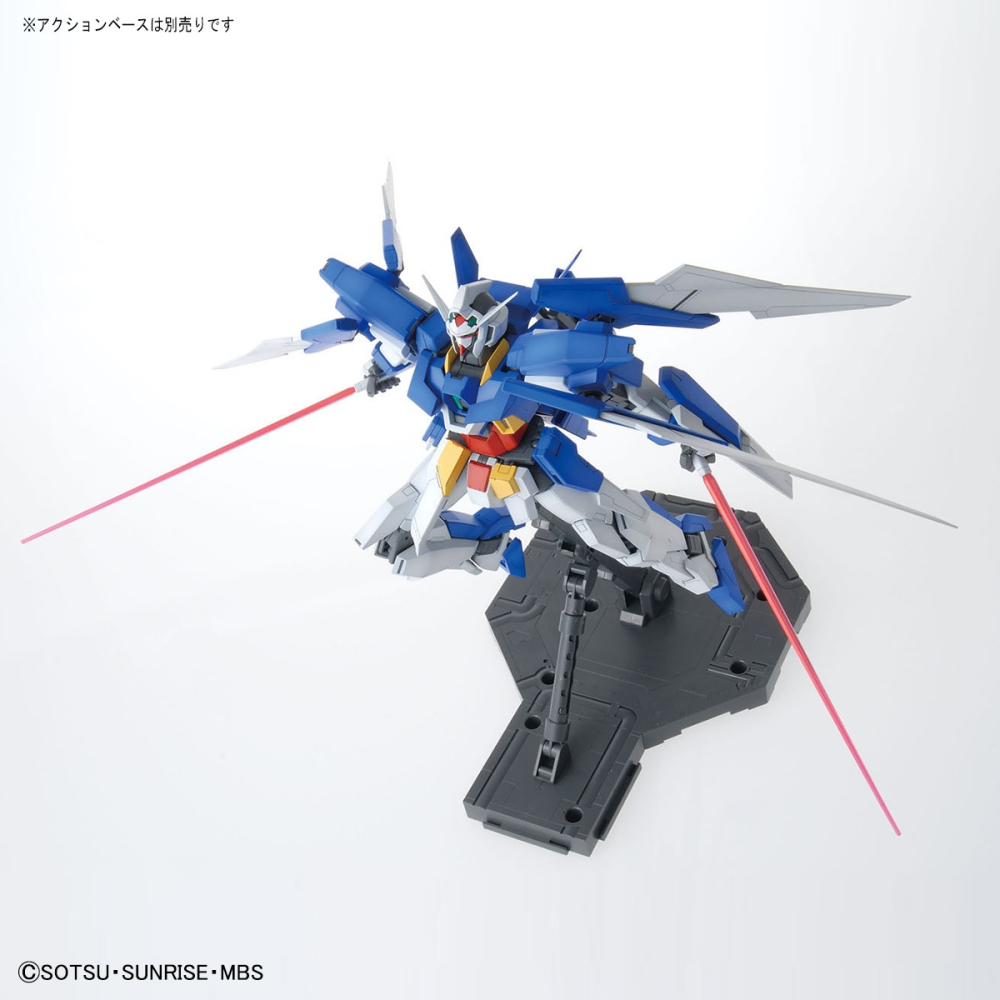 萬代 鋼彈模型 MG RG HG 1/100 1/144 ACTION BASE 1 灰 灰色 通用支架 腳架 支撐架-細節圖8