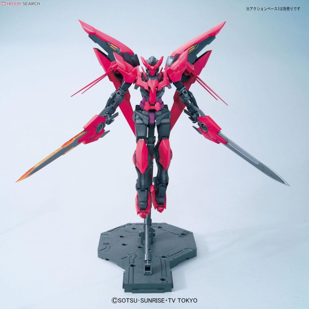 萬代 鋼彈模型 MG RG HG 1/100 1/144 ACTION BASE 1 灰 灰色 通用支架 腳架 支撐架-細節圖10