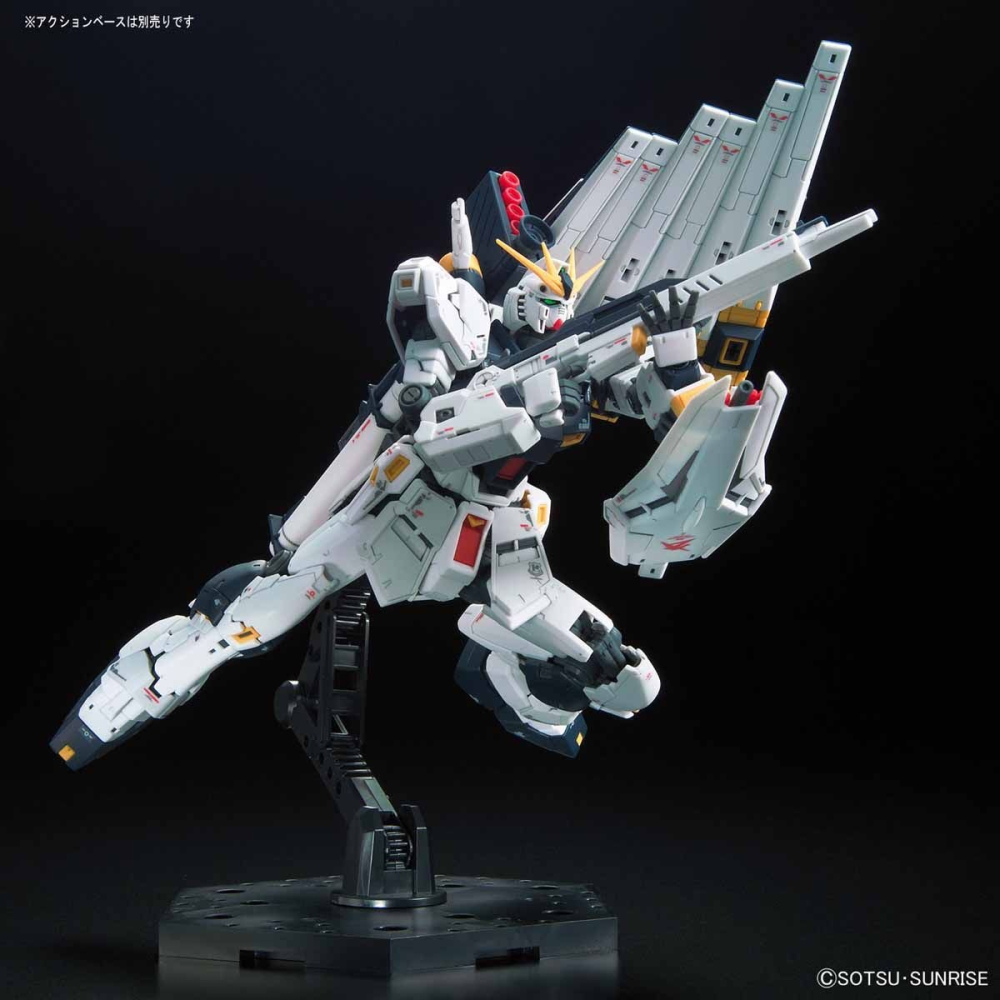 萬代 鋼彈UC 逆襲的夏亞 RG 1/144 RX-93 Nu鋼彈 V鋼彈 牛鋼 感應砲特效組 FRS 噴射特效 藍-細節圖7
