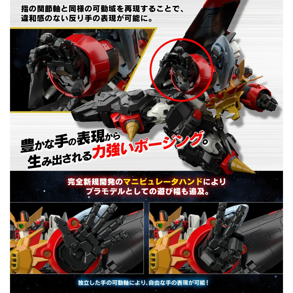 萬代 RG 勇者王 我王凱牙 GaoGaiGar 加里歐 獅子王 凱 G水晶 終極融合 地獄與天堂 分割起子-細節圖11