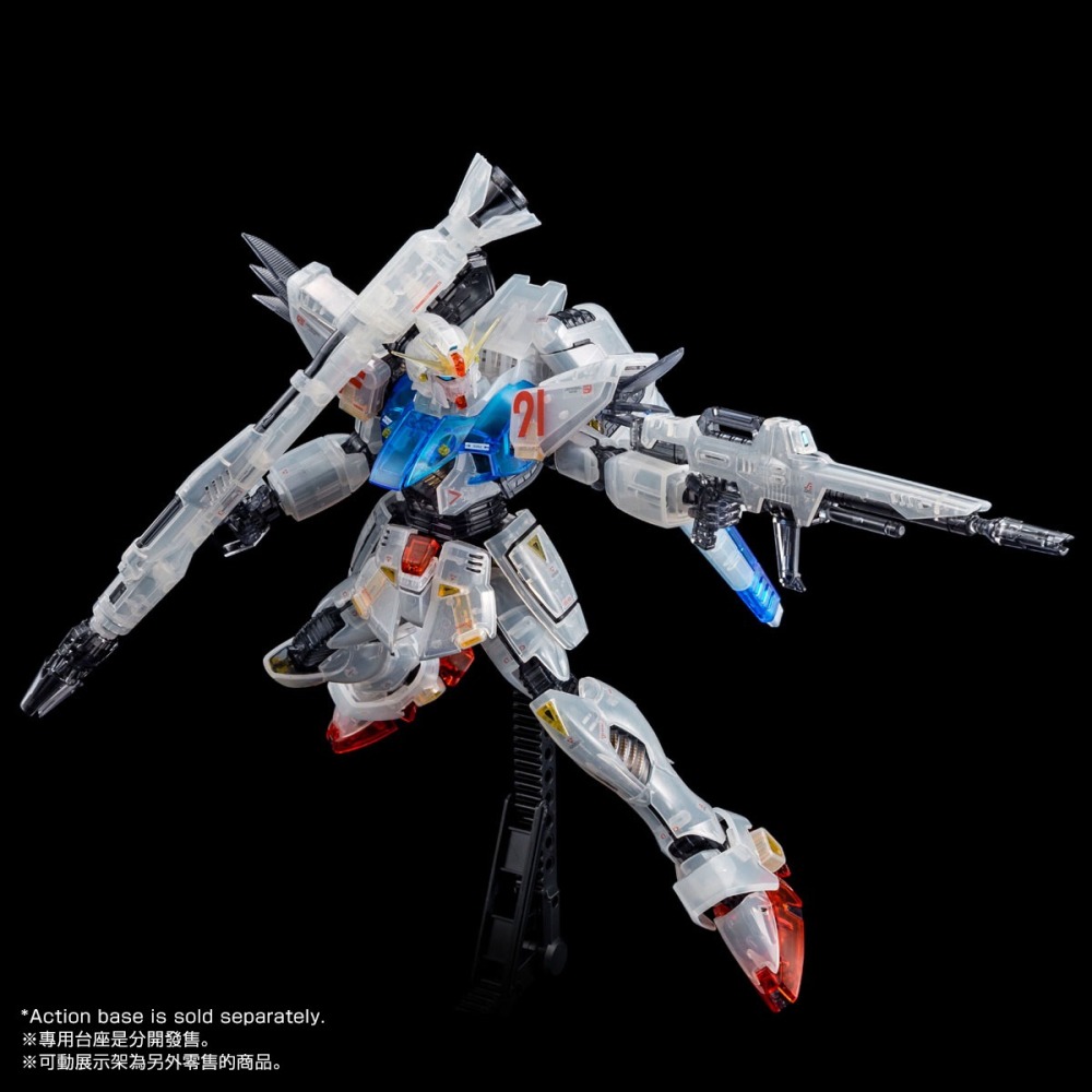 PB限定 萬代 鋼彈F91 MG 1/100 F91 Ver.2.0 F91鋼彈 殘像版 彩透版 AFTERIMAGE-細節圖4