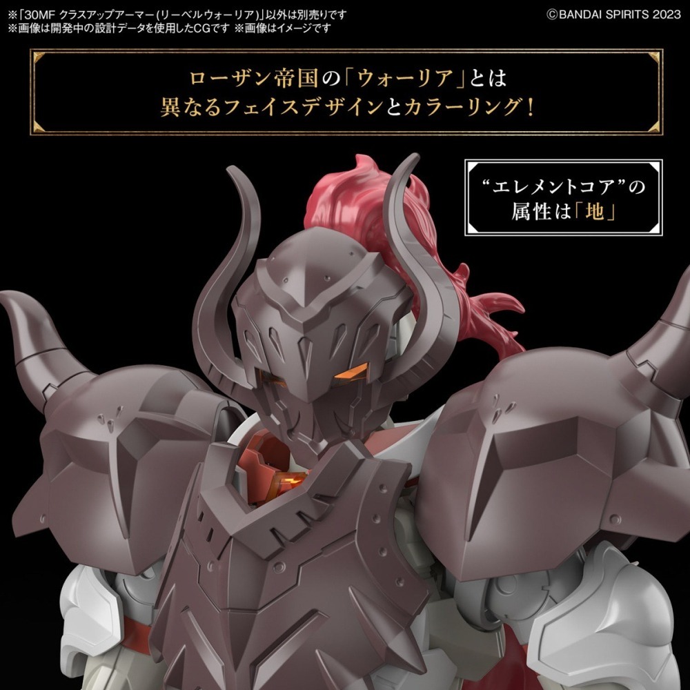 萬代 30 MINUTES FANTASY 30MF 里博戰士 里博鬥士 升級鎧甲 套組 斧槍-細節圖3