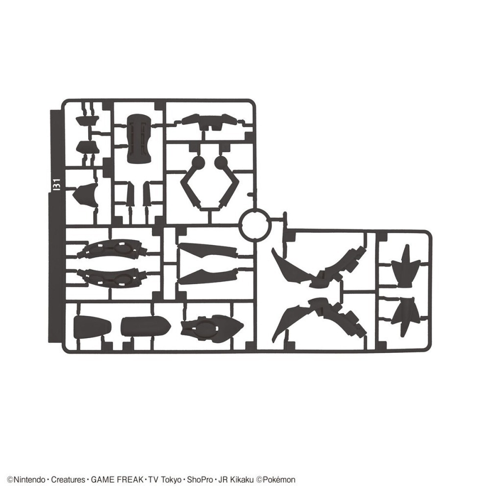 萬代 組裝模型 Pokemon Pokepla 精靈寶可夢 神奇寶貝 烈空座 黑色烈空座 色違烈空座 異色烈空座-細節圖10