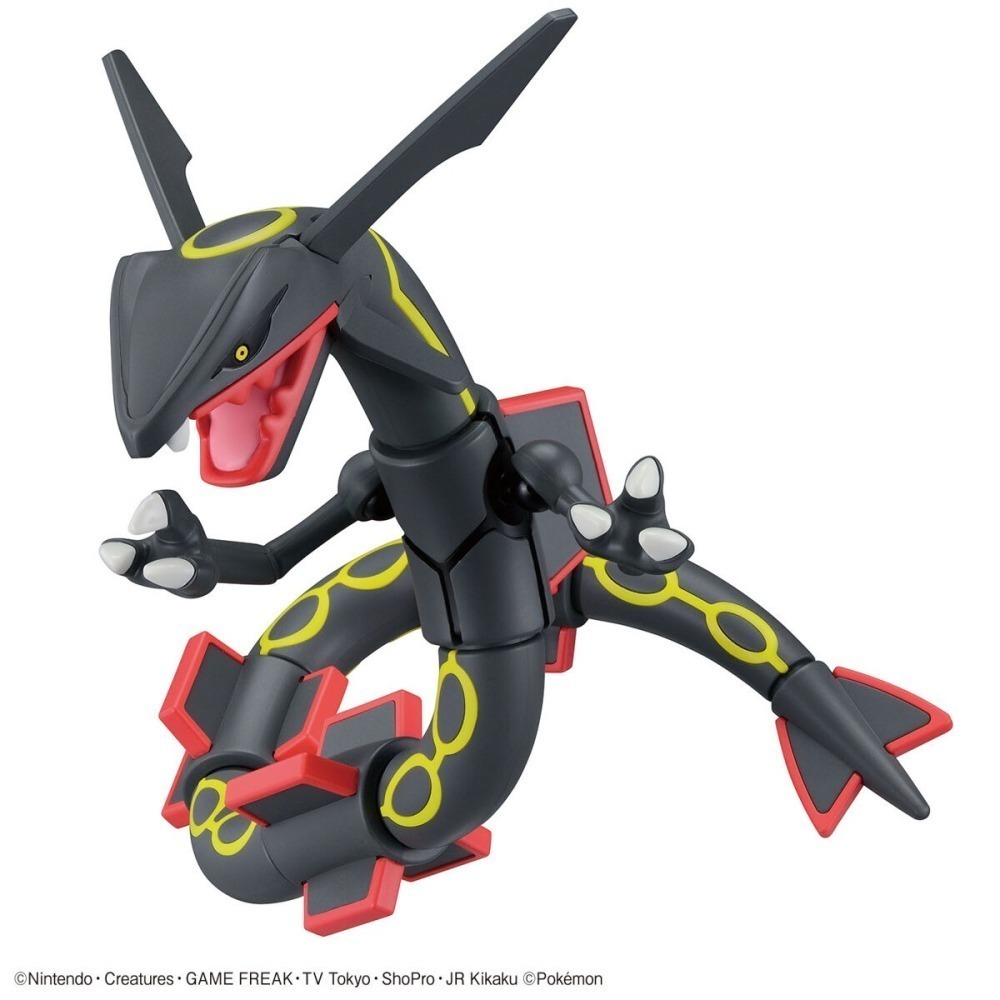 萬代 組裝模型 Pokemon Pokepla 精靈寶可夢 神奇寶貝 烈空座 黑色烈空座 色違烈空座 異色烈空座-細節圖2