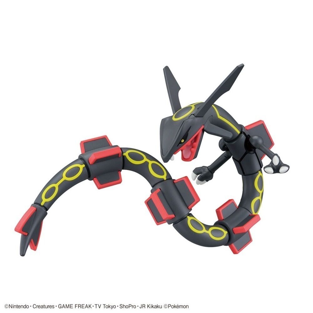 萬代 組裝模型 Pokemon Pokepla 精靈寶可夢 神奇寶貝 烈空座 黑色烈空座 色違烈空座 異色烈空座-細節圖4