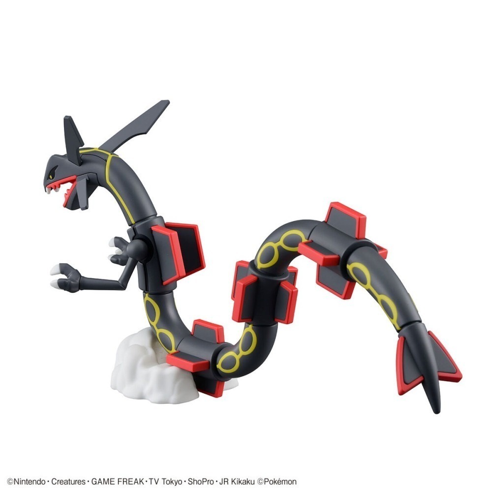 萬代 組裝模型 Pokemon Pokepla 精靈寶可夢 神奇寶貝 烈空座 黑色烈空座 色違烈空座 異色烈空座-細節圖5