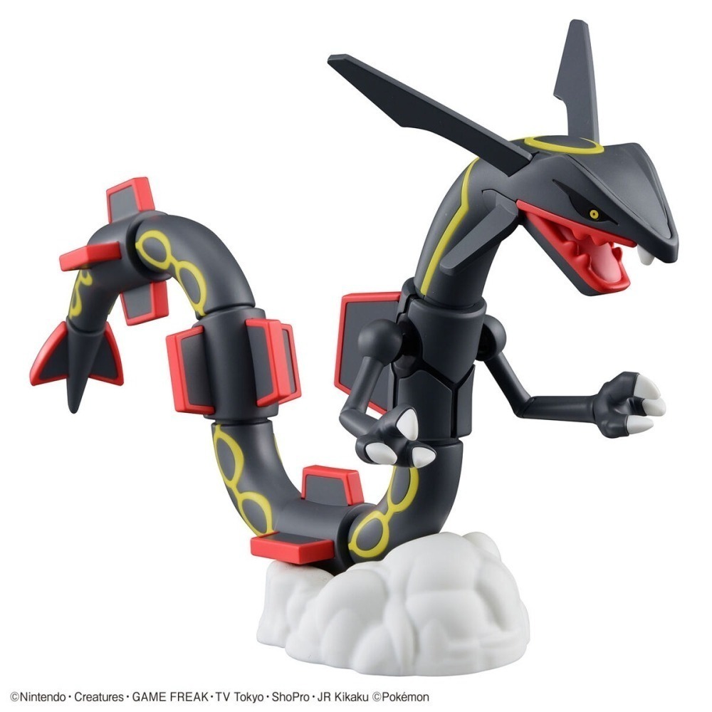 萬代 組裝模型 Pokemon Pokepla 精靈寶可夢 神奇寶貝 烈空座 黑色烈空座 色違烈空座 異色烈空座-細節圖6