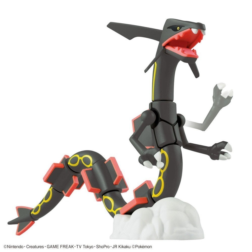 萬代 組裝模型 Pokemon Pokepla 精靈寶可夢 神奇寶貝 烈空座 黑色烈空座 色違烈空座 異色烈空座-細節圖7
