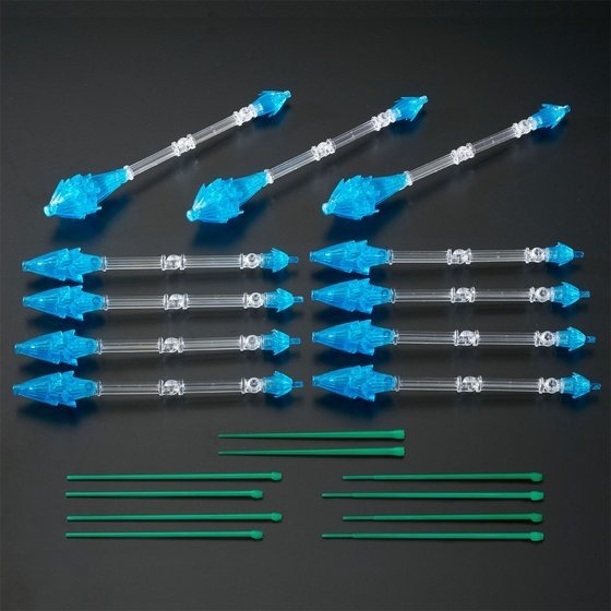 PB限定 萬代 鋼彈SEED MG 1/100 天帝鋼彈 天帝 龍騎兵 噴射特效件 感應炮 浮游炮 噴射特效件-細節圖2