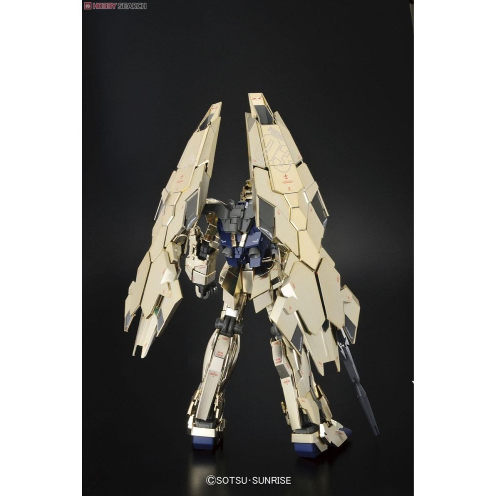 萬代 鋼彈UC MG 1/100 獨角獸鋼彈 獨角獸3號 鳳凰 菲尼克斯 電鍍金 電鍍 不死鳥-細節圖9