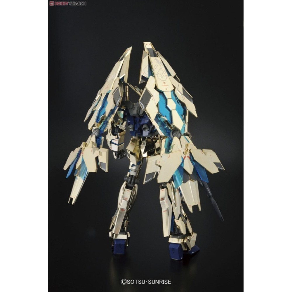 萬代 鋼彈UC MG 1/100 獨角獸鋼彈 獨角獸3號 鳳凰 菲尼克斯 電鍍金 電鍍 不死鳥-細節圖7