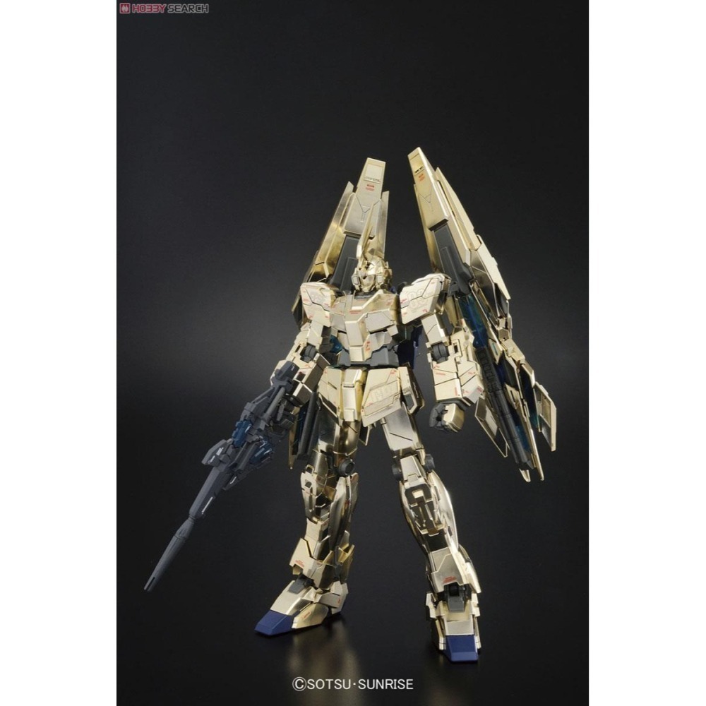 萬代 鋼彈UC MG 1/100 獨角獸鋼彈 獨角獸3號 鳳凰 菲尼克斯 電鍍金 電鍍 不死鳥-細節圖8