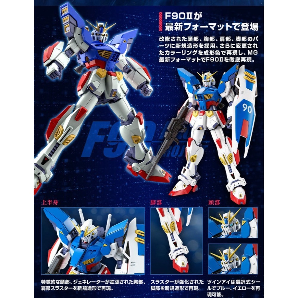 PB限定 萬代 鋼彈UC MG 1/100 F90鋼彈 F90 II I型任務背包 I裝備 I-Type-細節圖3