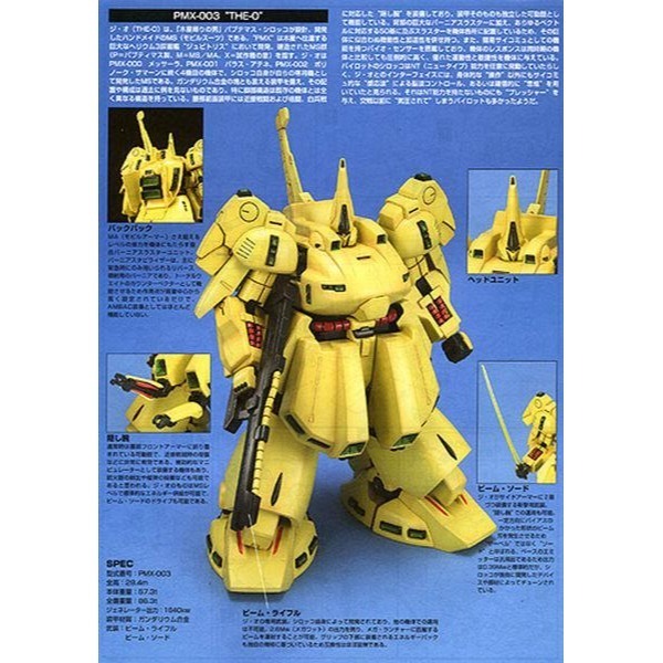 萬代 鋼彈Z HG HGUC 1/144 036 THE-O 吉歐 西羅克 PMX-003-細節圖7