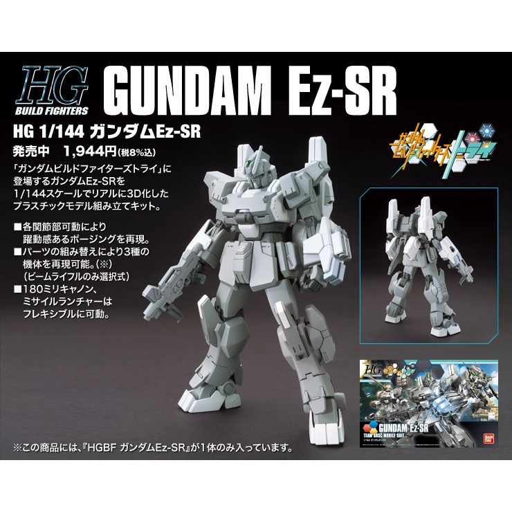 萬代 鋼彈創鬥者 HG HGBF 1/144 EZ-SR EZ-8 陸戰型 三型態-細節圖2