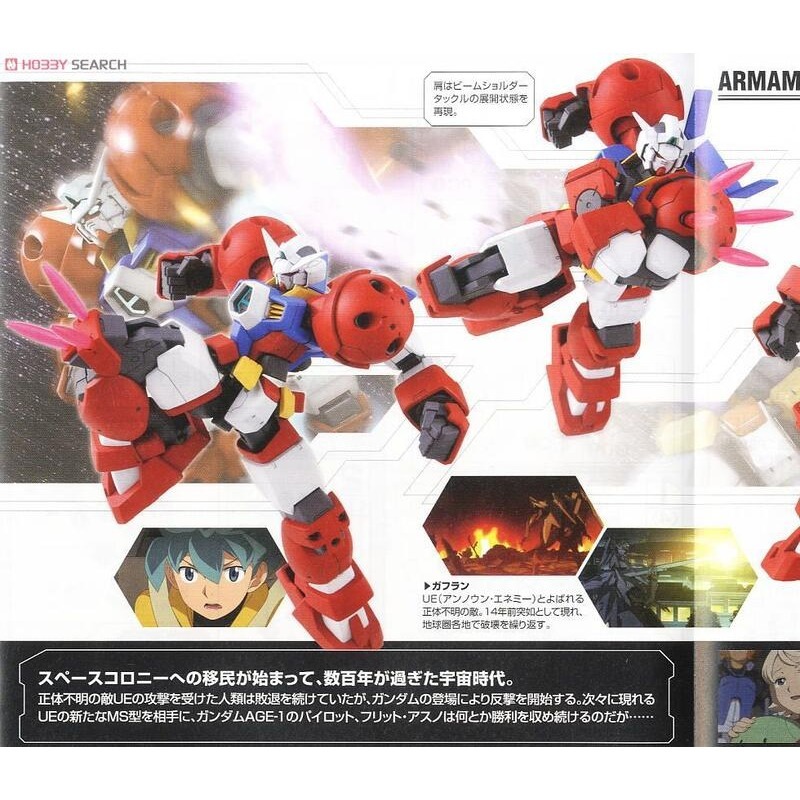 萬代 鋼彈AGE HG 1/144 AGE-1 Titus 重擊型 泰坦型 格鬥型 菲利特-細節圖7