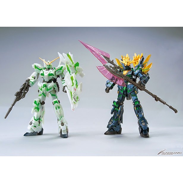 絕版品 GFT限定 萬代 鋼彈UC HG HGUC 1/144 全裝備獨角獸 全裝甲獨角獸 獨角獸鋼彈 綠框 覺醒模式-細節圖4
