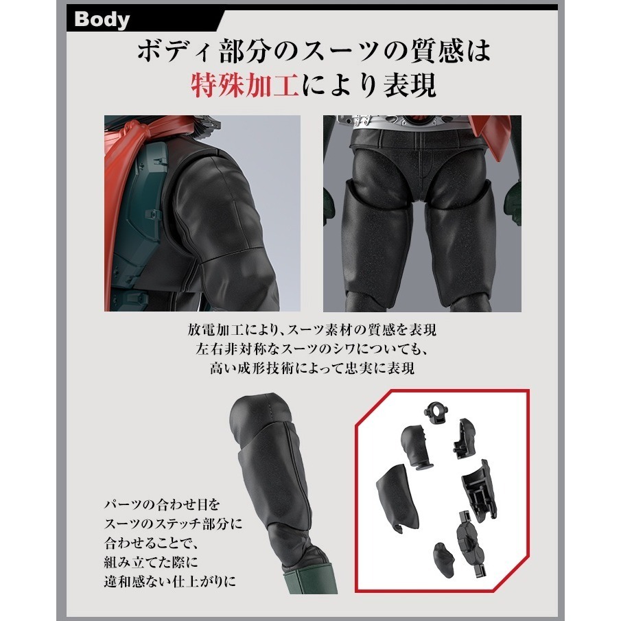 萬代 Figure-rise Standard FRS 新 假面騎士 新・假面騎士 新一號 新1號 本鄉猛 騎士踢-細節圖10