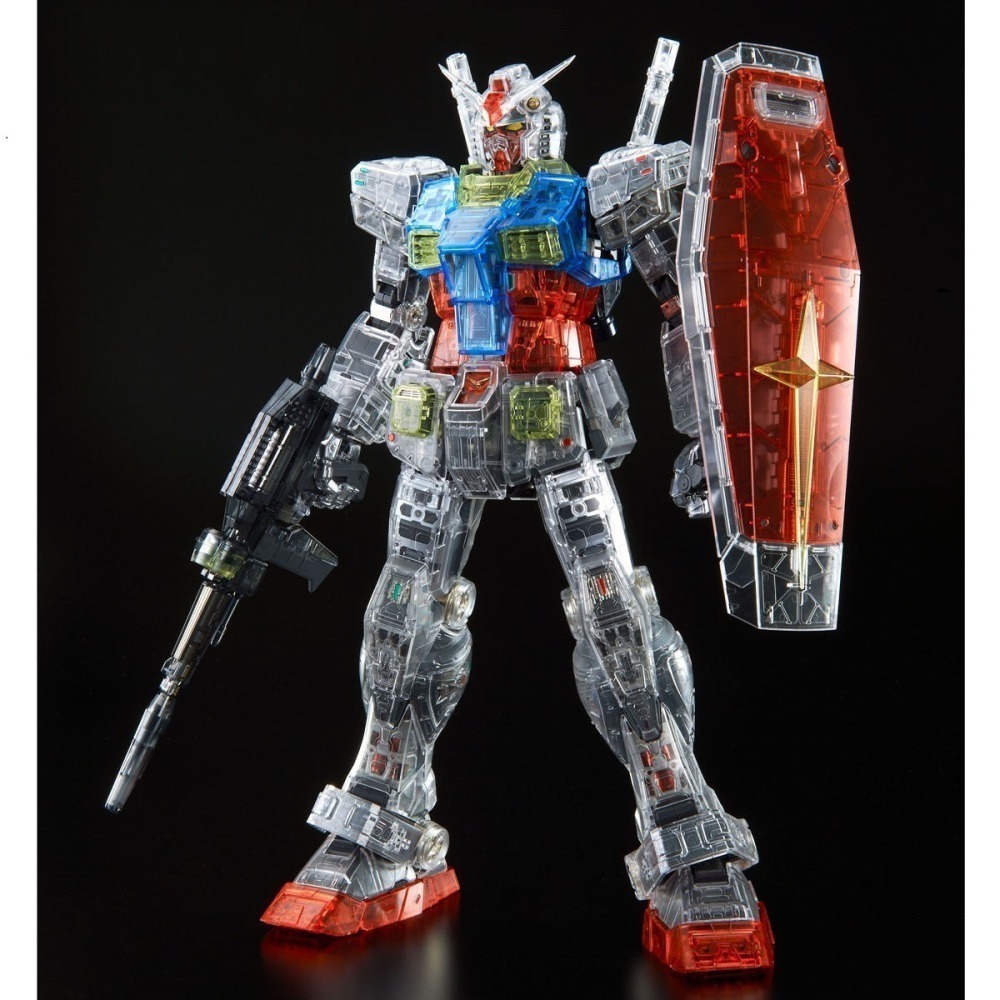 PB限定萬代 PG PGU 1/60 RX-78-2 RX-78 鋼彈 初代鋼彈 初鋼 彩透版 透彩版 透明版 透彩裝甲-細節圖3