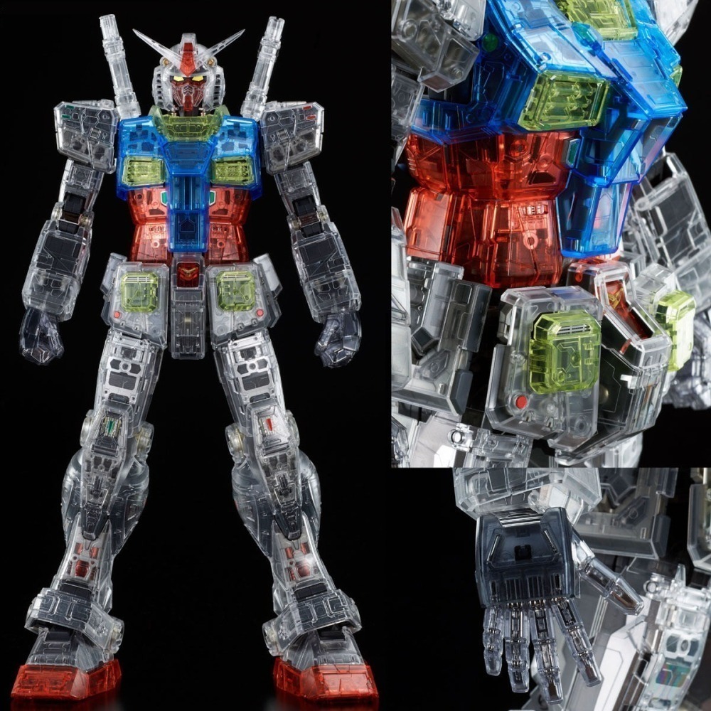 PB限定萬代 PG PGU 1/60 RX-78-2 RX-78 鋼彈 初代鋼彈 初鋼 彩透版 透彩版 透明版 透彩裝甲-細節圖7
