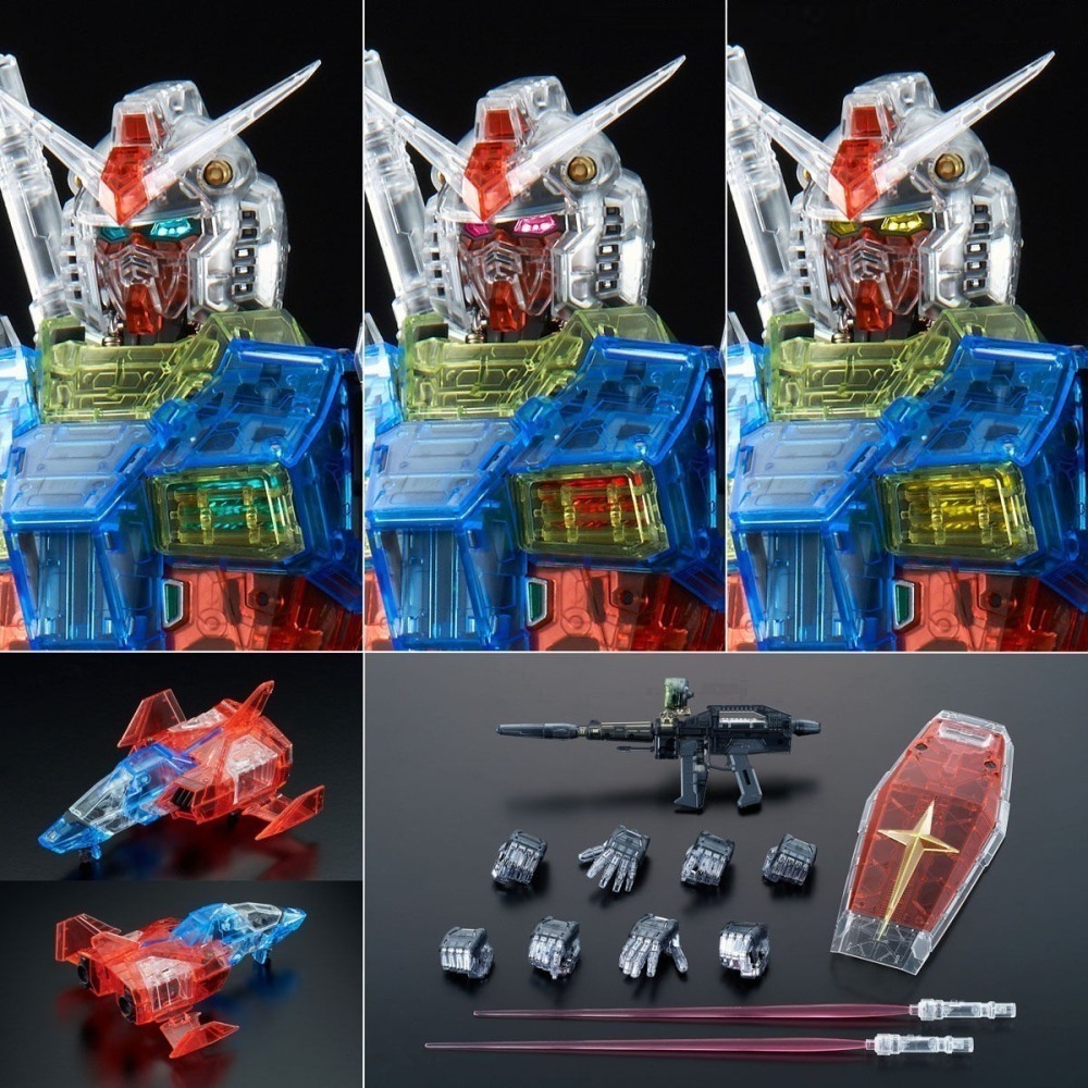 PB限定萬代 PG PGU 1/60 RX-78-2 RX-78 鋼彈 初代鋼彈 初鋼 彩透版 透彩版 透明版 透彩裝甲-細節圖10