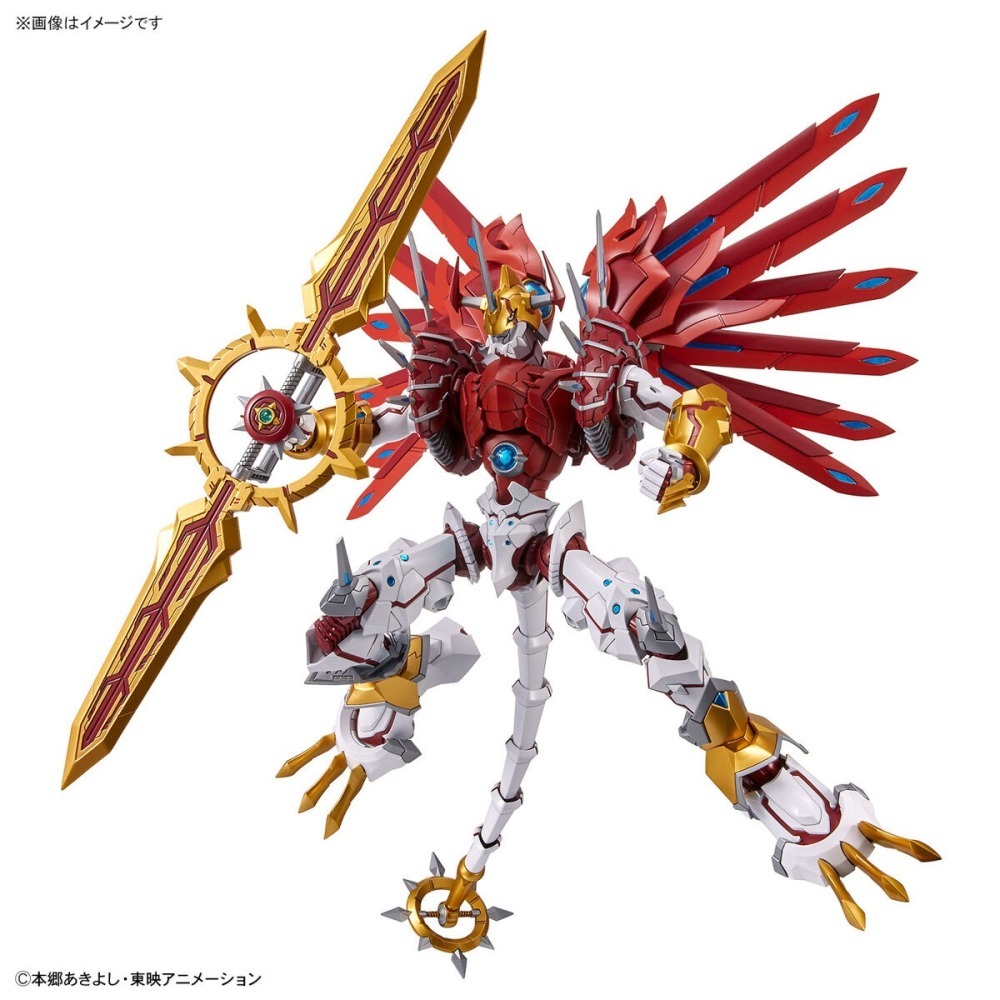 萬代 Figure-rise Standard FRS 數碼寶貝拯救隊 閃光暴龍獸 暴龍獸 大門大 大地暴龍劍-細節圖6