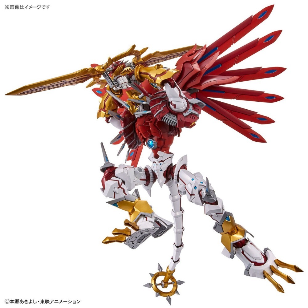 萬代 Figure-rise Standard FRS 數碼寶貝拯救隊 閃光暴龍獸 暴龍獸 大門大 大地暴龍劍-細節圖8