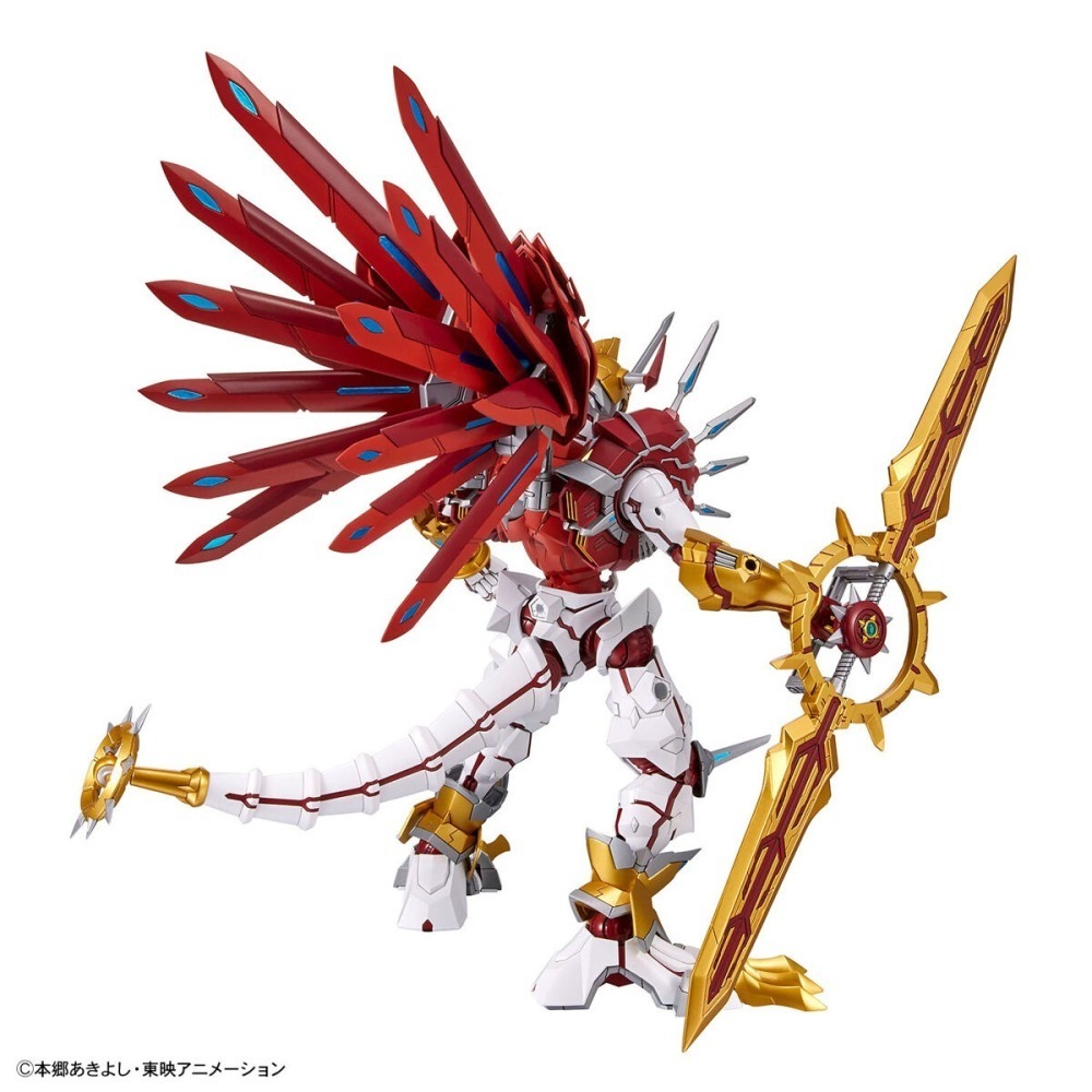 萬代 Figure-rise Standard FRS 數碼寶貝拯救隊 閃光暴龍獸 暴龍獸 大門大 大地暴龍劍-細節圖3