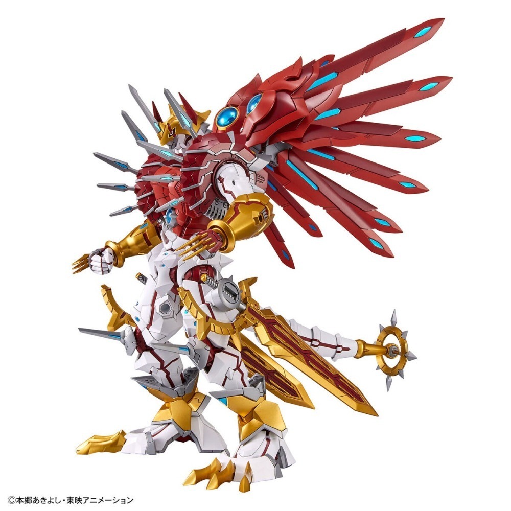 萬代 Figure-rise Standard FRS 數碼寶貝拯救隊 閃光暴龍獸 暴龍獸 大門大 大地暴龍劍-細節圖4