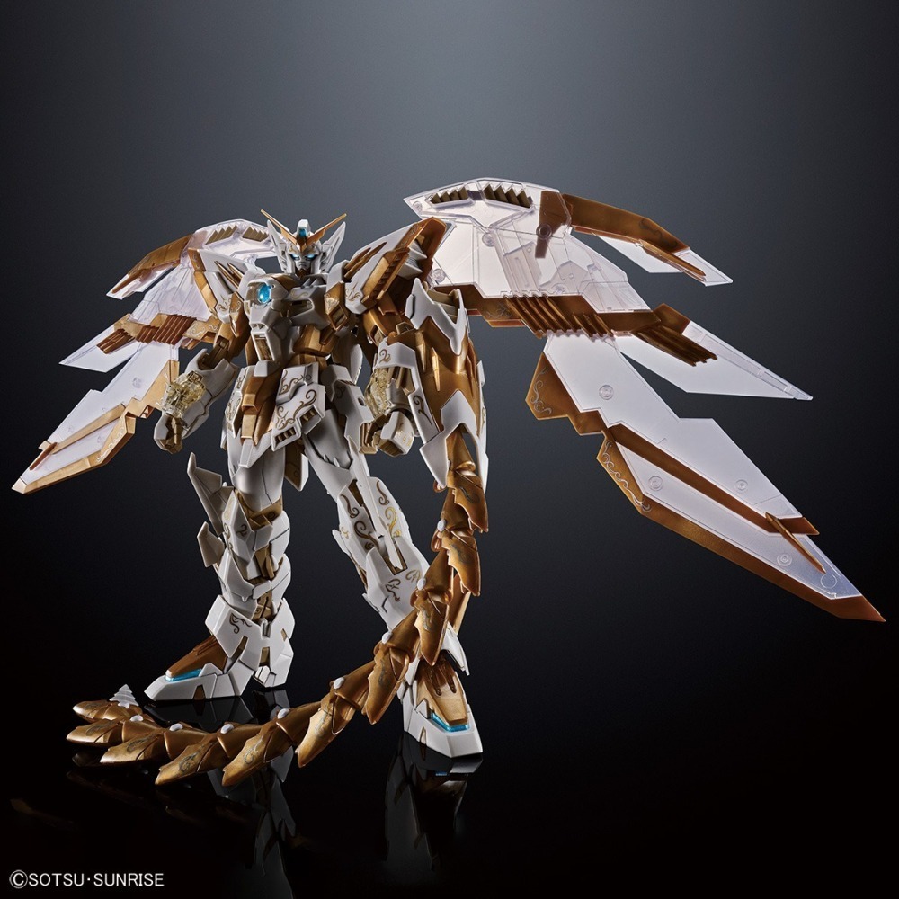展場限定 中國配色 萬代 鋼彈W MG 1/100 次代鋼彈 白色次代 白次代 白金配色 神聖騎士 皇家騎士 Epyon-細節圖4