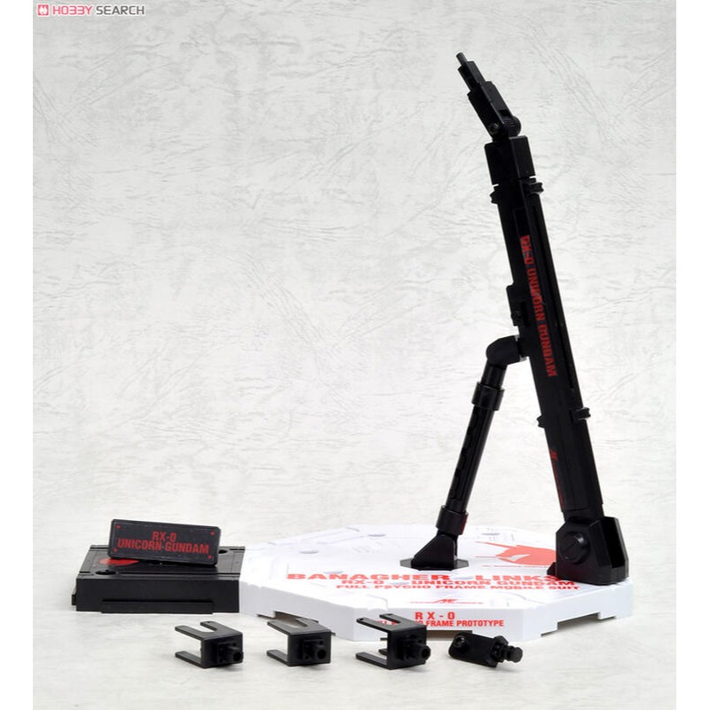 萬代 鋼彈模型 MG RG HG 1/100 ACTION BASE 1 獨角獸鋼彈 報喪女妖 鳳凰 通用支架 腳架-細節圖3