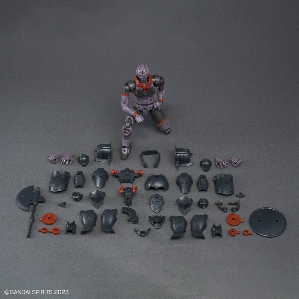 萬代 30 MINUTES FANTASY 30MF 洛桑戰士 洛桑鬥士 升級鎧甲 套組 斧槍-細節圖10