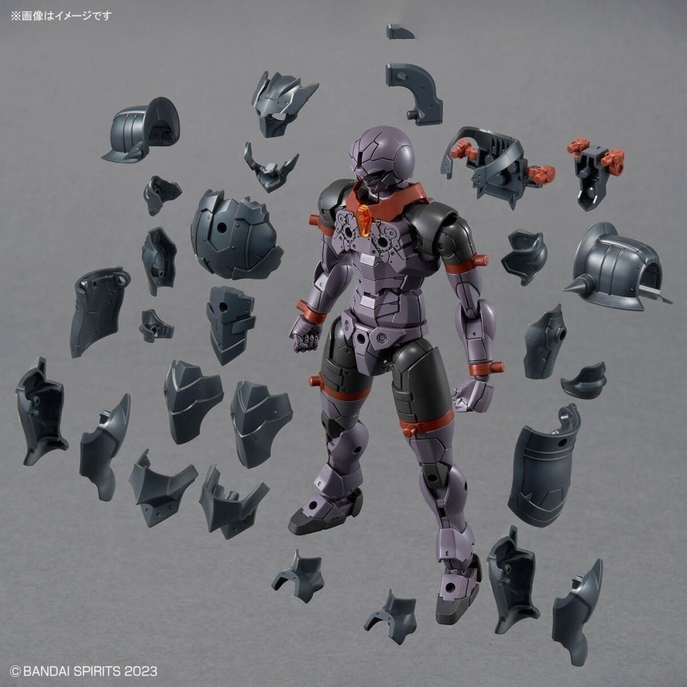 萬代 30 MINUTES FANTASY 30MF 洛桑戰士 洛桑鬥士 升級鎧甲 套組 斧槍-細節圖9