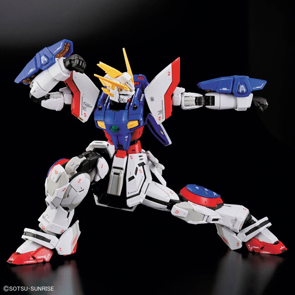 萬代 鋼彈G 機動武鬥傳 RG 1/144 閃光鋼彈 超級型態 多門火洲 閃光掌 紅心王-細節圖6