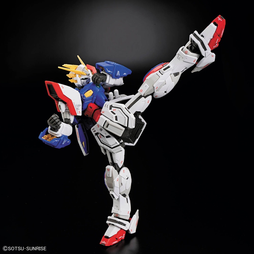 萬代 鋼彈G 機動武鬥傳 RG 1/144 閃光鋼彈 超級型態 多門火洲 閃光掌 紅心王-細節圖7
