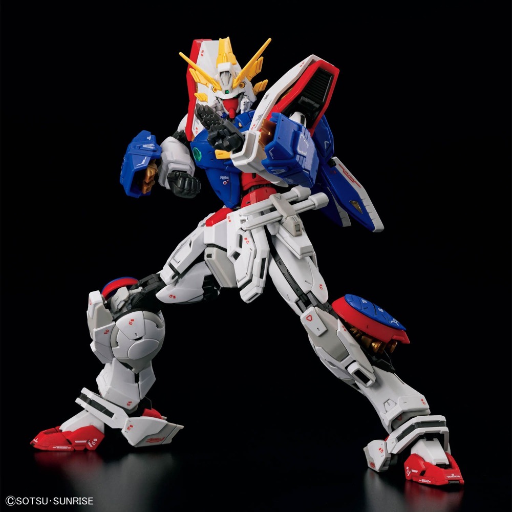 萬代 鋼彈G 機動武鬥傳 RG 1/144 閃光鋼彈 超級型態 多門火洲 閃光掌 紅心王-細節圖9
