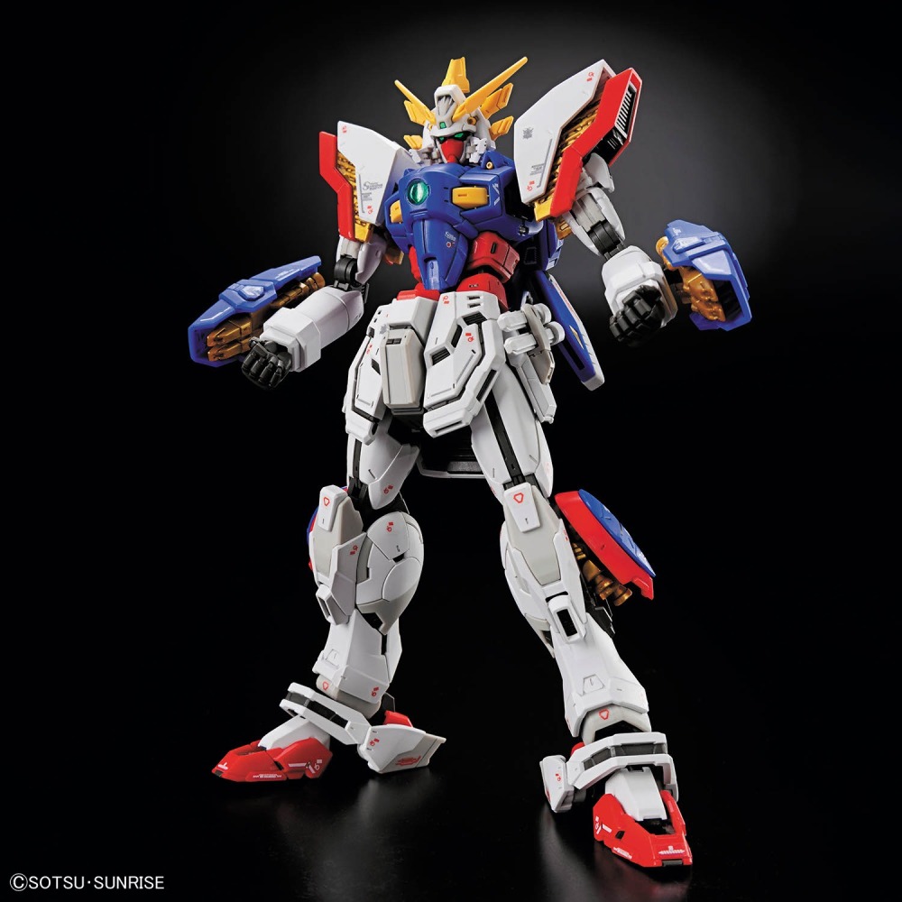 萬代 鋼彈G 機動武鬥傳 RG 1/144 閃光鋼彈 超級型態 多門火洲 閃光掌 紅心王-細節圖11