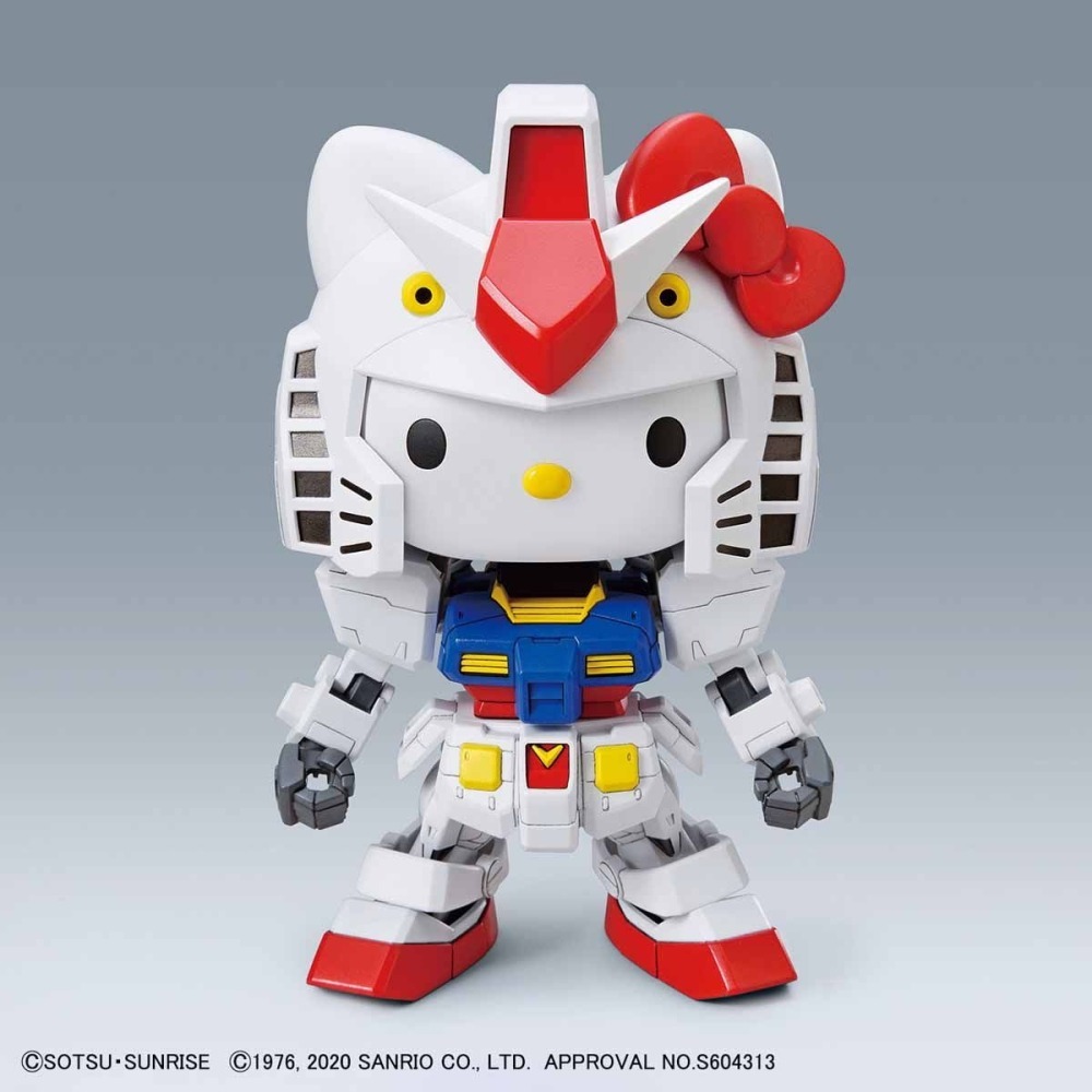 萬代 SD鋼彈 BB戰士 SDEX EX-STANDARD 凱蒂貓 Hello Kitty RX-78-2 初代鋼彈-細節圖2