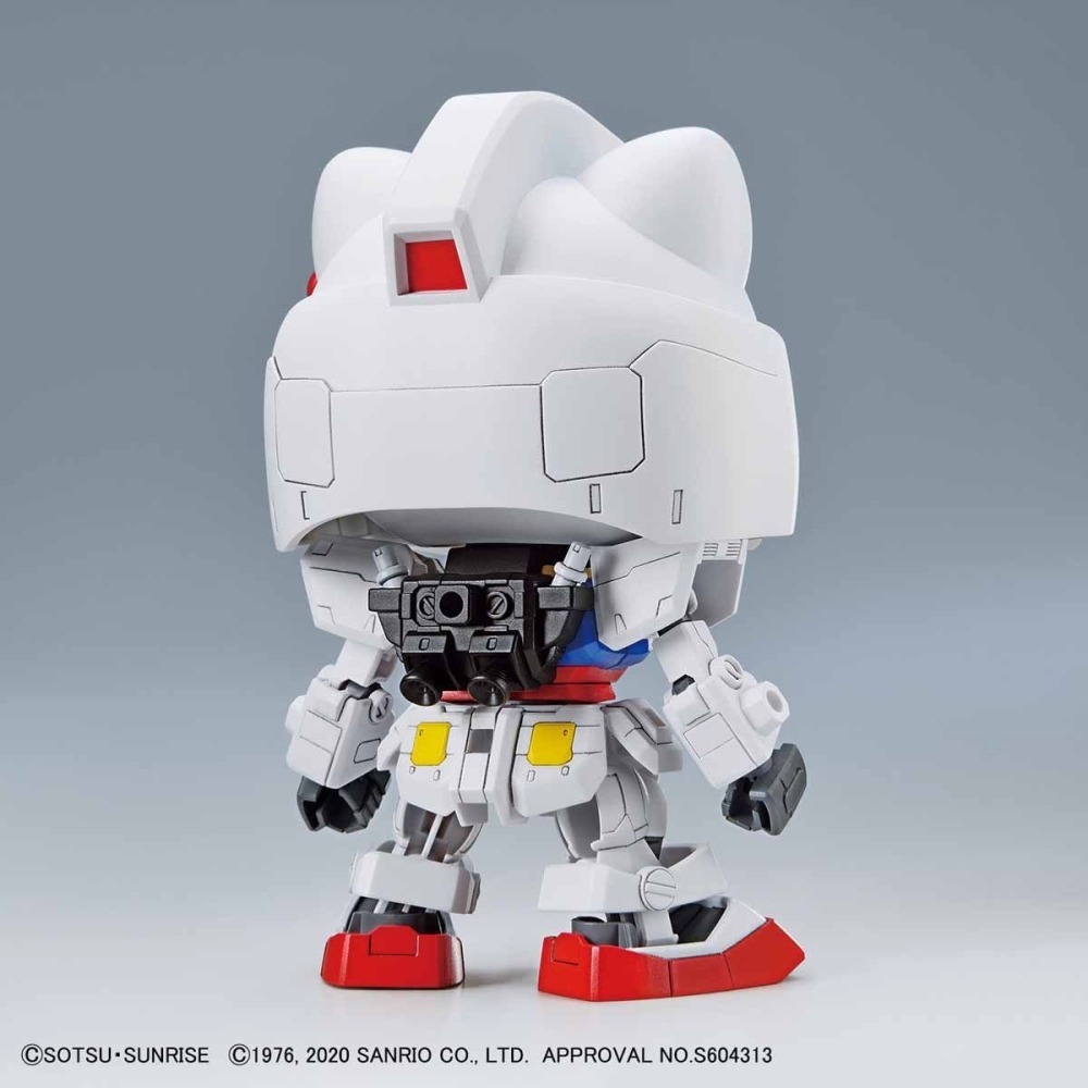 萬代 SD鋼彈 BB戰士 SDEX EX-STANDARD 凱蒂貓 Hello Kitty RX-78-2 初代鋼彈-細節圖3